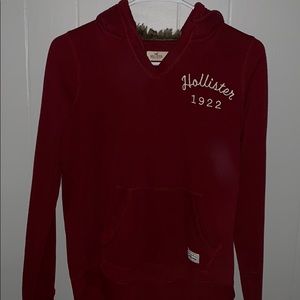 Red Hollister sweatshirt